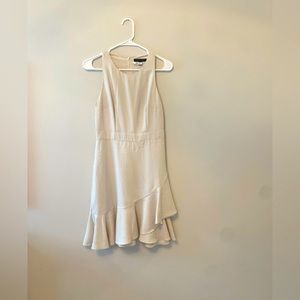 Banana Republic Dress White with Black Polka Dots